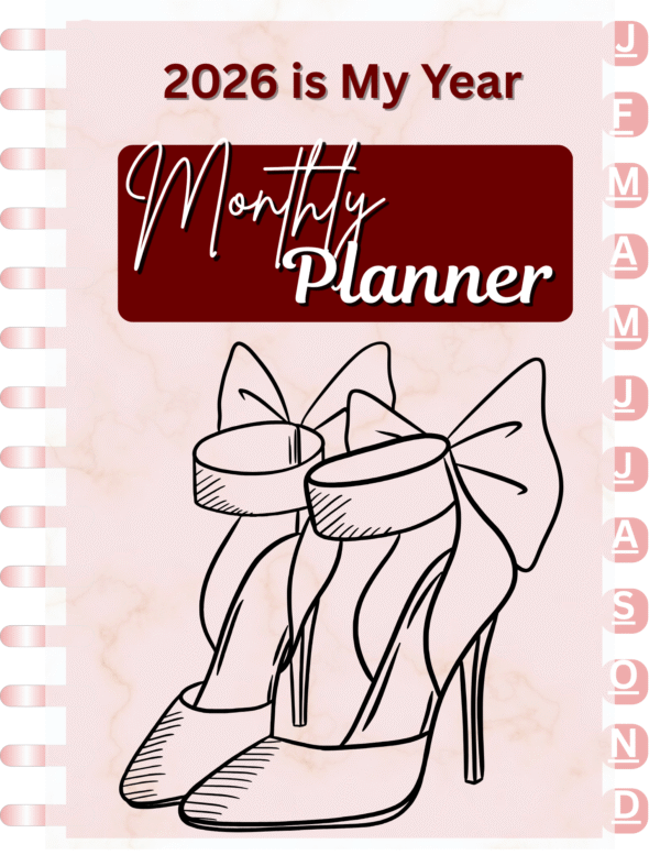2026 is My Year Digital Monthly Planner